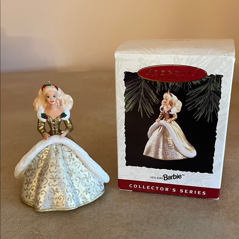 1994 Collector’s Series Holiday Barbie Hallmark Keepsake Ornament